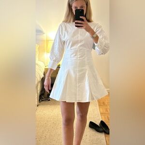 Hill House Home White Pleated Dress